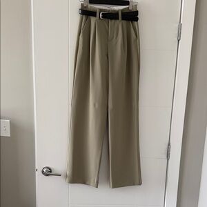 Stradivarius tailored pants with belt